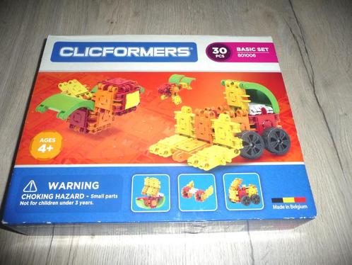 CLICFORMERS basic set (30 stuks + 30 extra stuks), Kinderen en Baby's, Speelgoed | Bouwstenen, Zo goed als nieuw, Ophalen of Verzenden