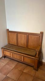 Masief eiken bank met opbergruimte,, Enlèvement