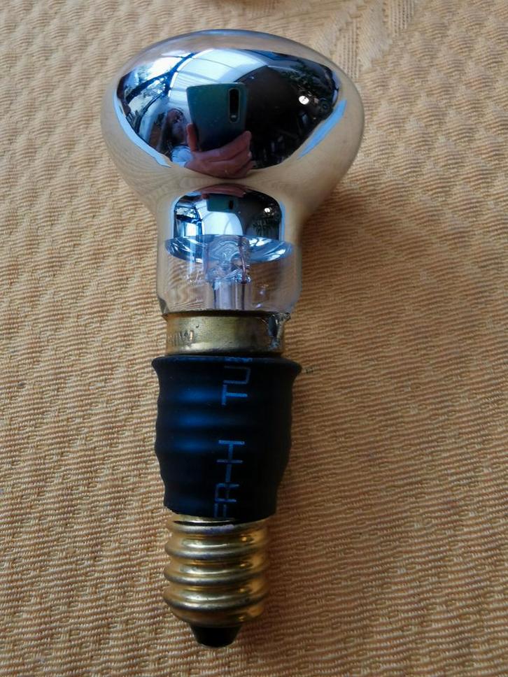 Kleine reflector lamp spot E14 - 30W - 120V. Prijs/stuk., Huis en Inrichting, Lampen | Losse lampen, Nieuw, Gloeilamp, 30 tot 60 watt