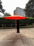 Grote parasol, oranje kleur, diameter 300 cm, hout, Ophalen, Stokparasol, Verstelbaar