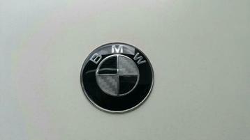 Bmw stuur logo blauw wit/zwart wit carbon/alpina... > 45 mm beschikbaar voor biedingen