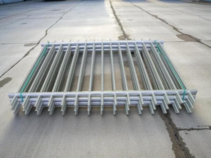 Promo! ca 14m nieuw spijlenhekwerk Heras, Tuin en Terras, Gaas en Draad, Nieuw, Ophalen