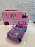 Barbie camper en jeep, Ophalen, Zo goed als nieuw