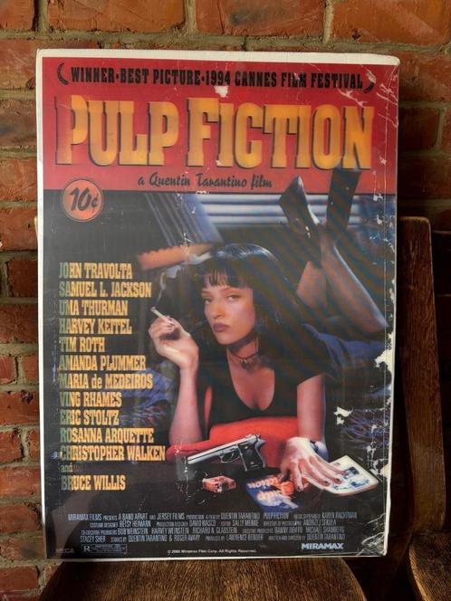 3D Poster Pulp Fiction, Verzamelen, Posters, Nieuw, Film en Tv, A1 t/m A3, Rechthoekig Staand, 3D, Ophalen