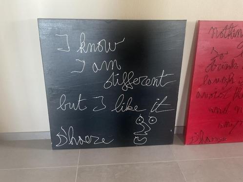 Schilderij Hannes D’Haese - lyric on canvas, Antiek en Kunst, Kunst | Schilderijen | Modern, Ophalen