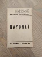 US WW2 FM 23-25 Field manual Bayonet 1943, Ophalen of Verzenden