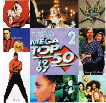 CD- Het Beste Uit de Mega Top-50 uit 1997-2 beschikbaar voor biedingen