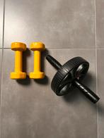 Gewichtjes + ab roller, Enlèvement, Comme neuf