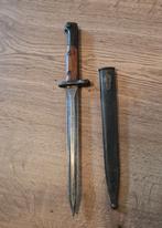 Belgische bajonet SAFN 1949 compleet hetzelfde nummer België, Verzamelen, Militaria | Tweede Wereldoorlog, Ophalen of Verzenden