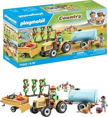 PLAYMOBIL Tractor met aanhanger SNELLE GRATIS LEVERING, Kinderen en Baby's, Speelgoed | Playmobil, Verzenden, Nieuw, Complete set