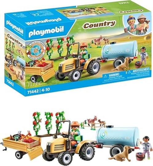 PLAYMOBIL Tractor met aanhanger SNELLE GRATIS LEVERING, Kinderen en Baby's, Speelgoed | Playmobil, Nieuw, Complete set, Verzenden