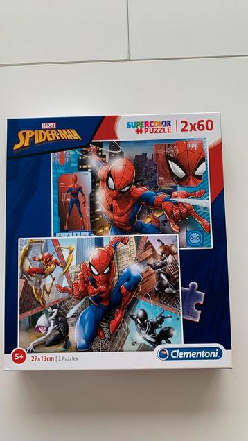 2 puzzels in 1 Marvel Spiderman van Clementoni beschikbaar voor biedingen