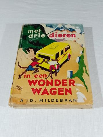 Met Drie Dieren In Een Wonderwagen - A.D. Hildebrand /  beschikbaar voor biedingen