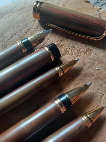 Waterman bamboo set van 4 zeer mooie afwerking (luxe) beschikbaar voor biedingen