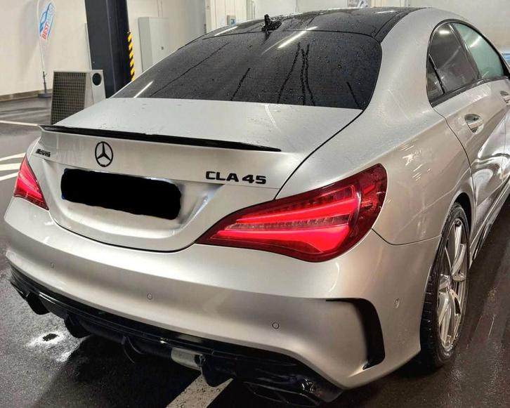 PRACHTIGE CLA 45 AMG 381PK, Auto's, Mercedes-Benz, Bedrijf, CLA, Benzine, Automaat, Zwart, Grijs, Vierwielaandrijving, Onderhoudsboekje