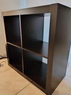 Kallax 2x2 zwarte open kast, Huis en Inrichting, Ophalen, Zo goed als nieuw