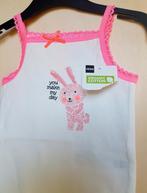 HEMA - Body NEUF blanc avec lapin - T.50/56 cm, Kinderen en Baby's, Babykleding | Maat 50, Nieuw, Meisje, Ophalen of Verzenden