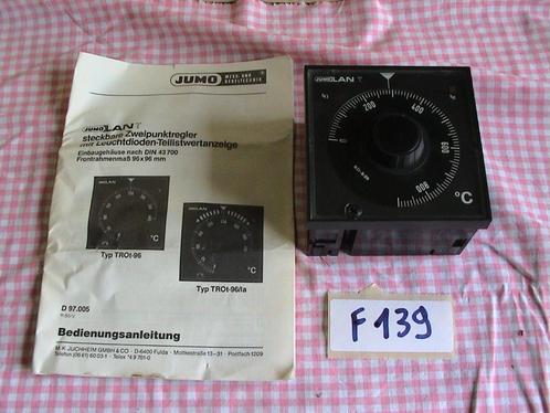 kn0213 temperatuurregelaar jumo LAN T type: TROt-96 0-900C, Hobby en Vrije tijd, Elektronica-componenten, Gebruikt, Ophalen of Verzenden