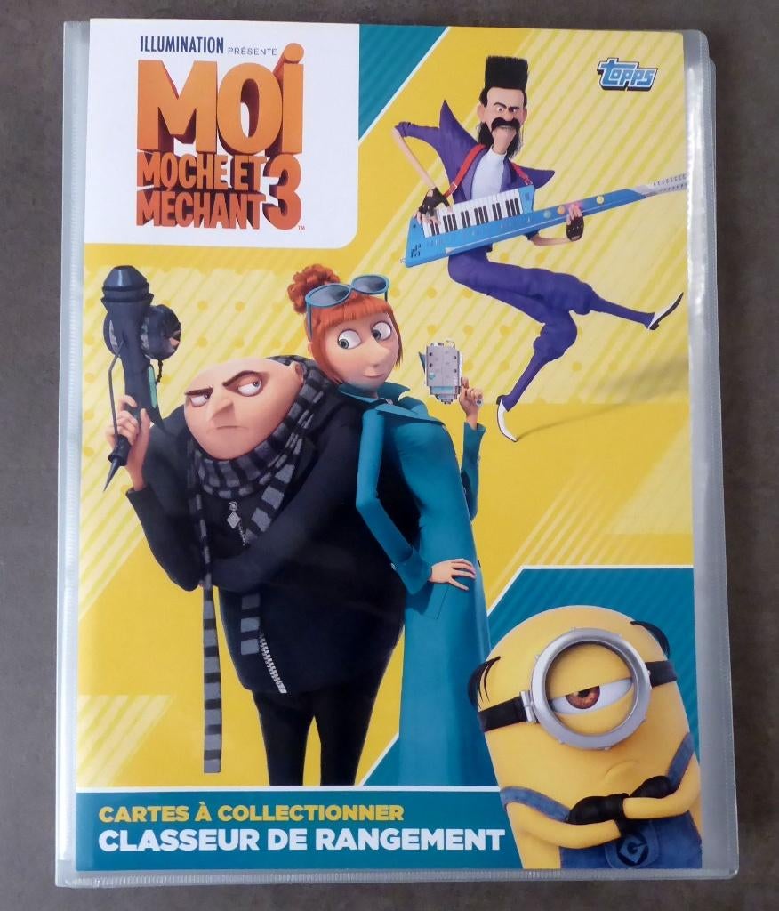 Neuf - Classeur Topps "Moi, Moche et Méchant 3" - 2017, Collections, Collections complètes & Collections, Enlèvement ou Envoi