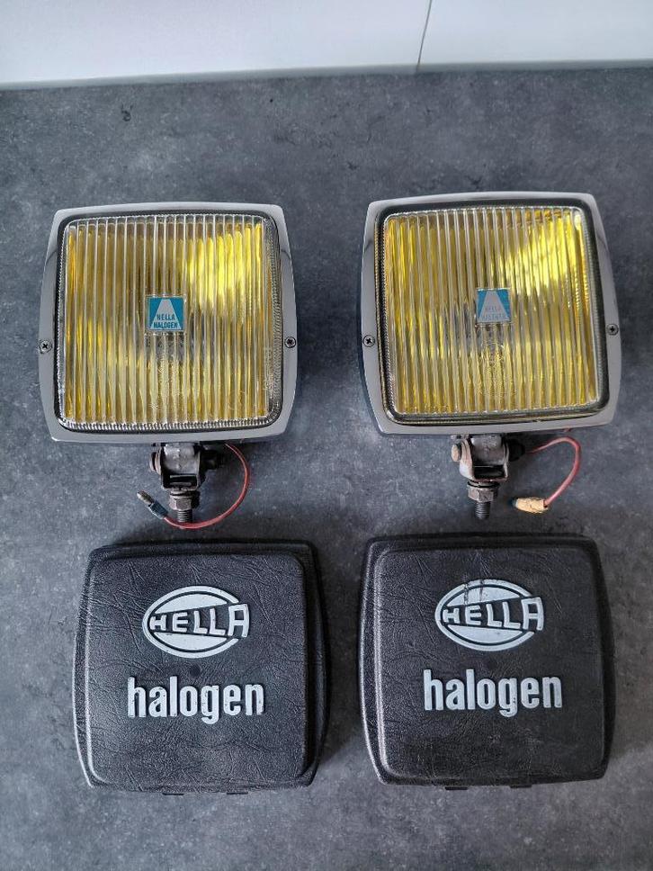 Set Hella 149 Mistlampen Oldtimer VW Kever BMW Volvo, Auto-onderdelen, Verlichting, Alfa Romeo, Mercedes-Benz, Oldtimer onderdelen
