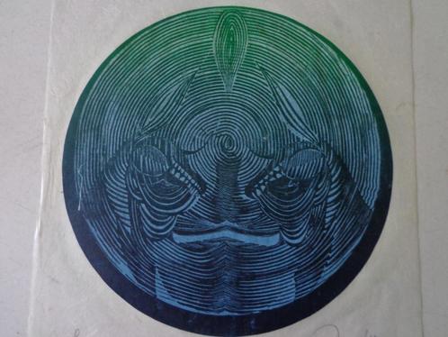 ongewone houtsnede Marc Laffineur Raya uit 1971, Antiek en Kunst, Kunst | Etsen en Gravures, Ophalen of Verzenden