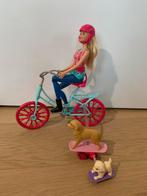 Barbie met fiets, Kinderen en Baby's, Ophalen, Gebruikt, Barbie