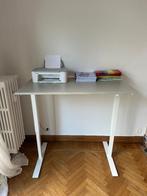 Table de bureau ajustable (manuelle), Maison & Meubles, Enlèvement, Réglable en hauteur, Comme neuf, Bureau