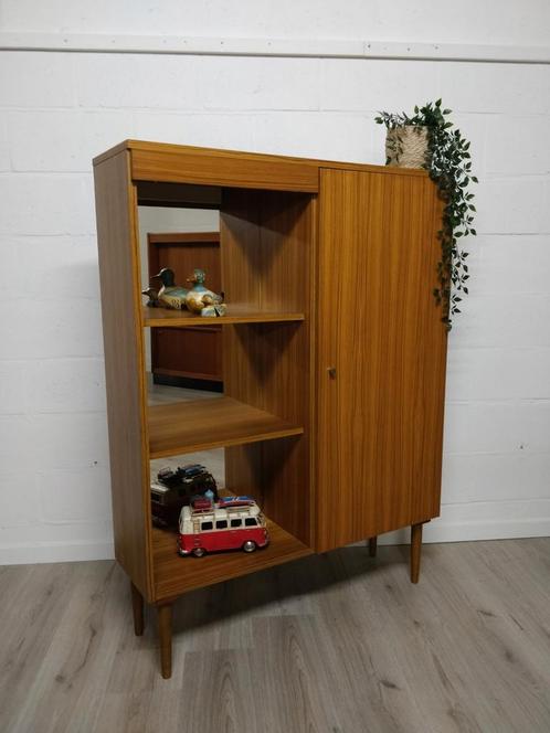 Vintage midcentury barkast | wandkast | retro, Antiek en Kunst, Antiek | Meubels | Kasten, Ophalen