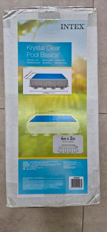 Bâche à bulles Solaire Intex 4mx2m neuve beschikbaar voor biedingen
