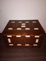 houten kist, Huis en Inrichting, Woonaccessoires | Kisten, Minder dan 50 cm, Minder dan 50 cm, Ophalen of Verzenden, Zo goed als nieuw