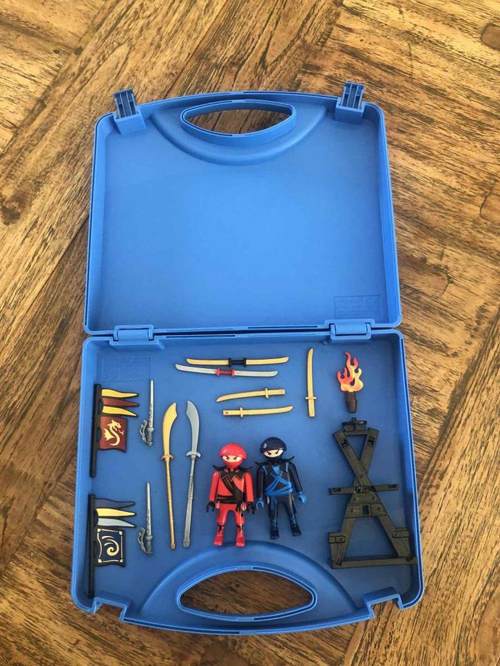 Playmobil ninjaset (set 5629), Kinderen en Baby's, Speelgoed | Playmobil, Zo goed als nieuw, Complete set, Ophalen of Verzenden