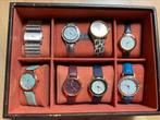 17 verschillende uurwerken apart of als lot te koop, Handtassen en Accessoires, Horloges | Dames, Ophalen of Verzenden, Gebruikt