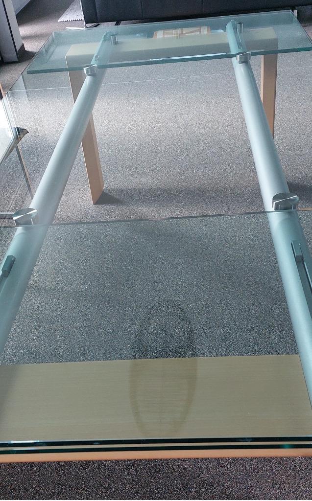 table, Maison & Meubles, Tables | Tables à manger, Utilisé, 100 à 150 cm, 200 cm ou plus, Cinq personnes ou plus, Rectangulaire