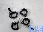 Inlaatrubbers voor de Kawasaki ZX6R 2000 - 2002 ZX-6R ZX6-R, Motoren, Ophalen of Verzenden, Gebruikt