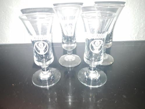 Jagermeister glaasjes, Verzamelen, Glas en Drinkglazen, Zo goed als nieuw, Ophalen of Verzenden