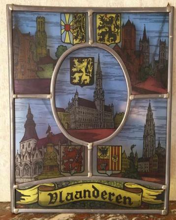 Verschillende raamdecoraties glas in lood beschikbaar voor biedingen