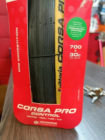 Vittoria Corsa Pro Control 700x30c bandenset (2 stuk) beschikbaar voor biedingen