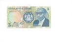 Lesotho, 5 Maloti 1989, UNC., Postzegels en Munten, Bankbiljetten | Afrika, Ophalen of Verzenden, Overige landen, Los biljet