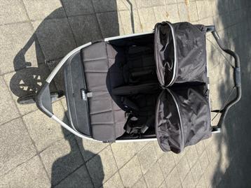 Thule Urban Glide double, Autres marques, Tige de poussée réglable, Comme neuf, Enlèvement