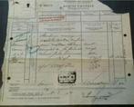 1924+Timbre taxe+Chemin de fer du Nord Belge+, Timbres & Monnaies, Autre, Trains, Avec timbre, Affranchi