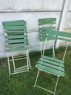 houten retro tuinstoelen, Ophalen, Gebruikt