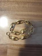 Gouden armband voor heren., Ophalen of Verzenden, Gebruikt, Goud, Staal