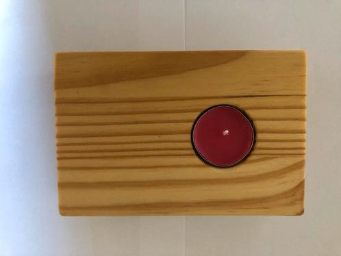 Kaars, Huis en Inrichting, Woonaccessoires | Kandelaars en Kaarsen, Nieuw, Kaars, Hout, Ophalen of Verzenden