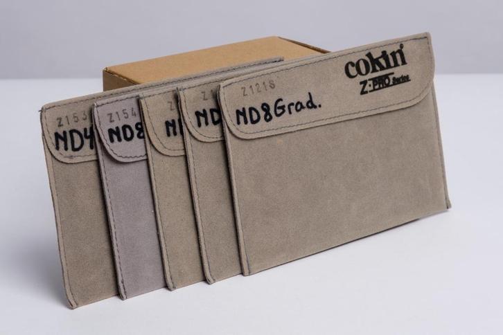 Set 2 grijsfilters en 3 grijsverloopfilters van Cokin in tas, Audio, Tv en Foto, Foto | Filters, Gebruikt, Overige typen, 80 mm of meer