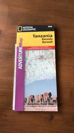 Kaart Tanzania, Rwanda en Burundi, Ophalen of Verzenden, Zo goed als nieuw
