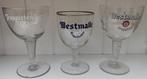 3 magnifiques verres Trappist Westmalle, Enlèvement, Utilisé, Verre à bière