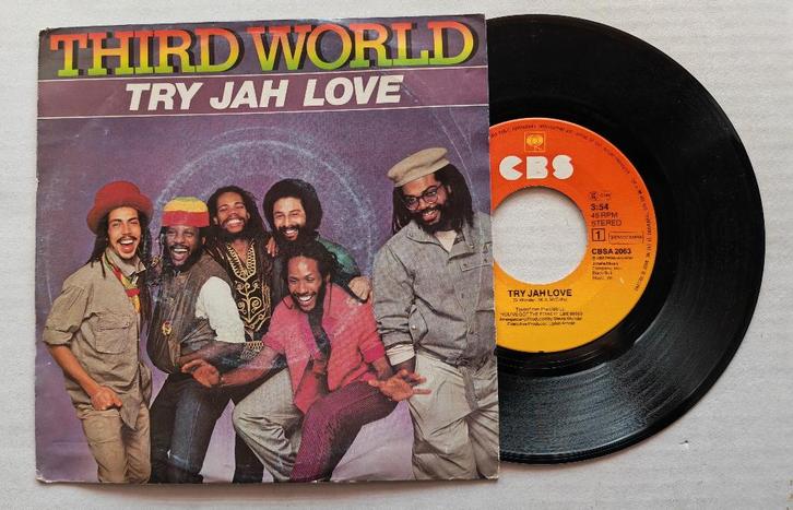 THIRD WORLD - Try jah love (45t), Cd's en Dvd's, Vinyl Singles, Zo goed als nieuw, Single, 7 inch, Ophalen of Verzenden