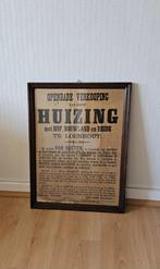 Affiche openbare verkoop 1881, Antiek en Kunst, Ophalen