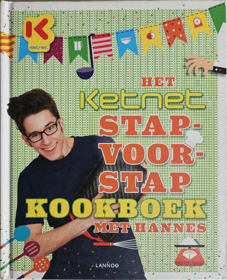Het Ketnet stap-voor-stap kookboek met Hannes, Boeken, Kookboeken, Zo goed als nieuw, Voorgerechten en Soepen, Hoofdgerechten