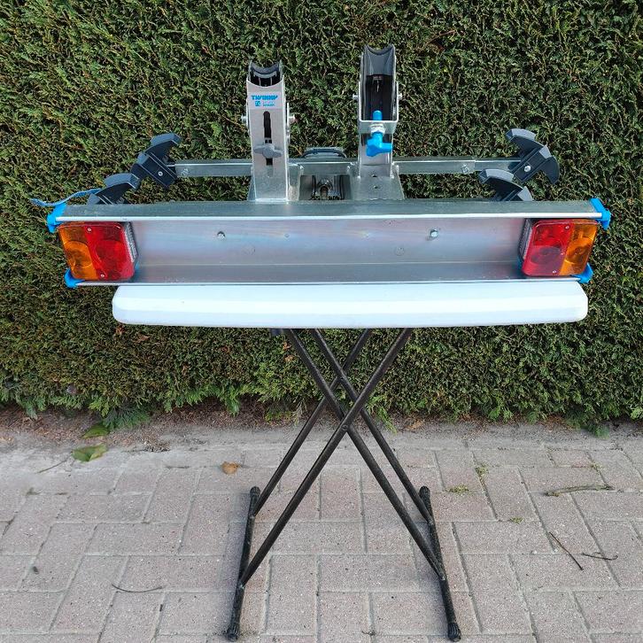 fietsendrager voor 2 fietsen, Auto diversen, Fietsendragers, Gebruikt, Trekhaakdrager, 2 fietsen, Ophalen